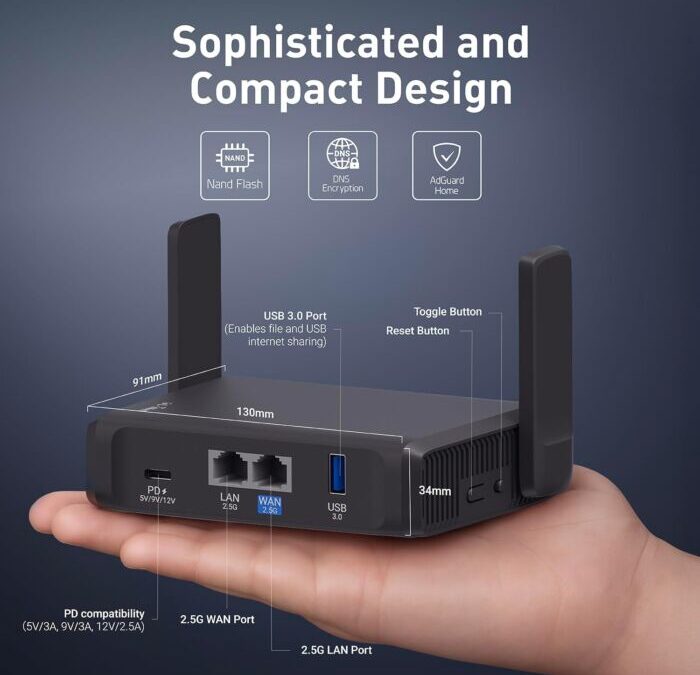 Best Travel VPN Router for Security on the Go: GL.iNet Slate 7 Travel Router