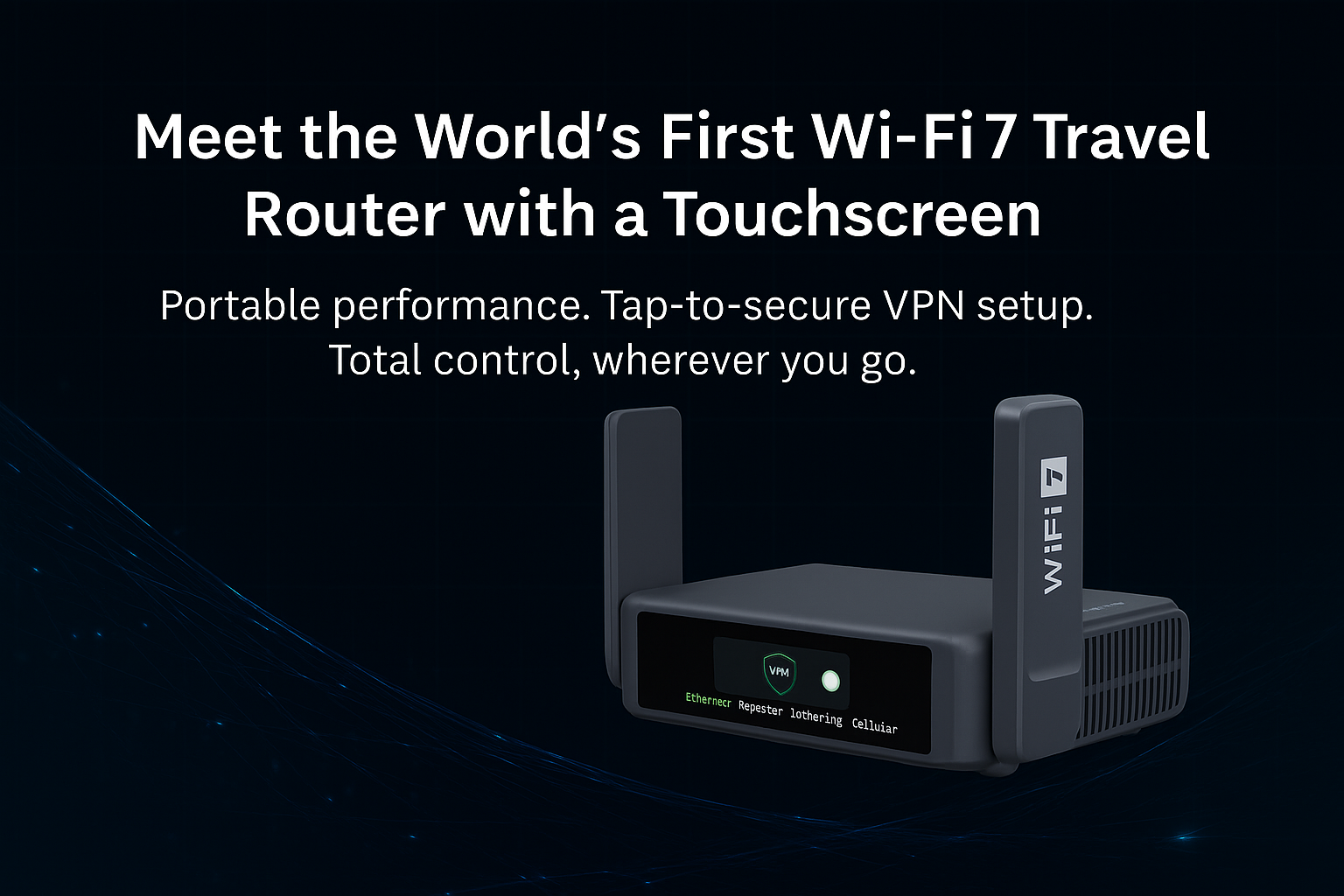 Slate WiFi 7 VPN Travel Router