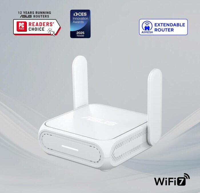 ASUS RT-BE58 Go BE3600 Dual-Band Wi-Fi 7 Travel Router by FlashRouters