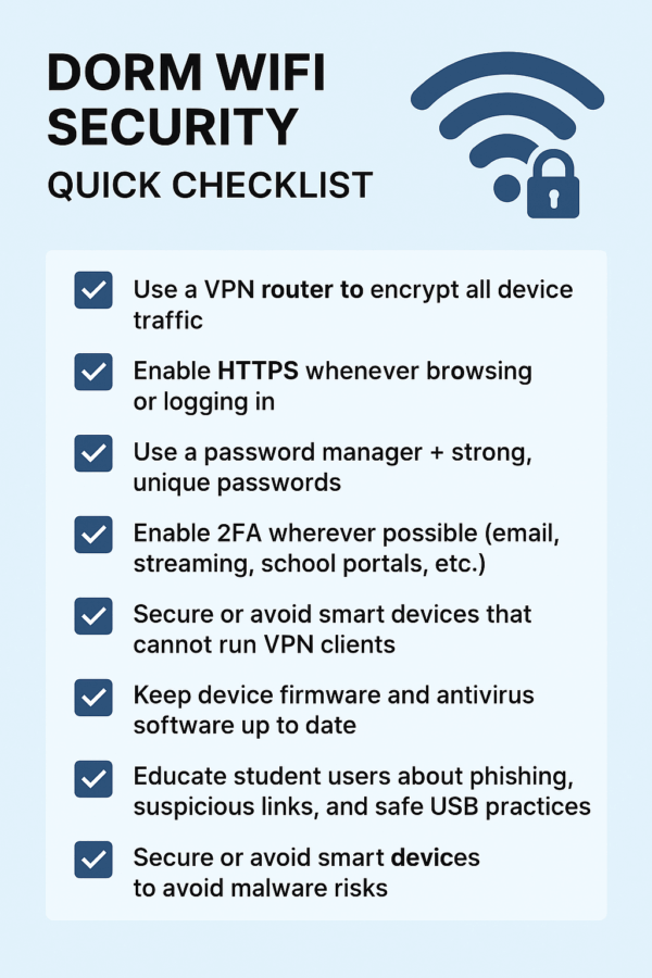 dorm security checklist
