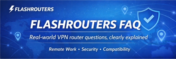 FlashRouters FAQ banner