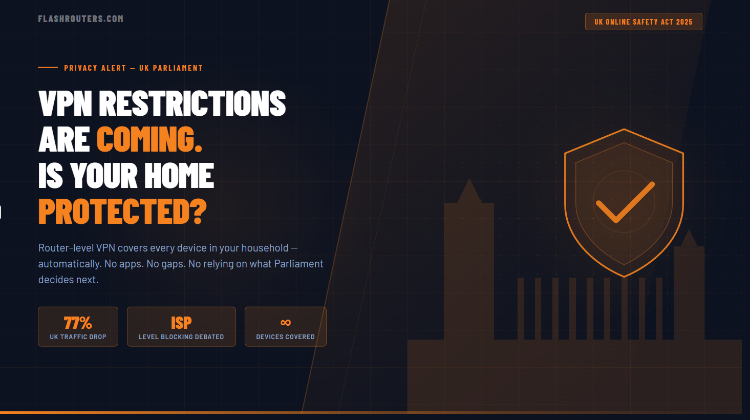 VPN Restrictions Are Coming. Is Your Home Protected?"
