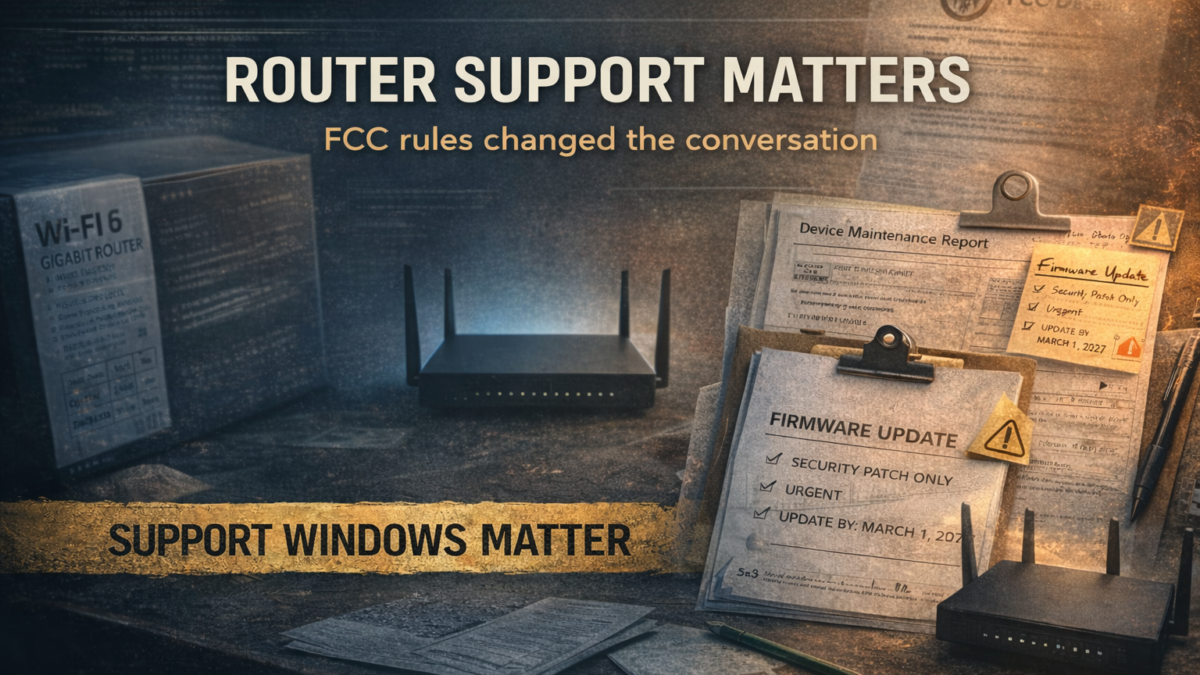 The FCC’s Router Rules Are a Wake-Up Call: Long-Term Support Matters More Than Ever