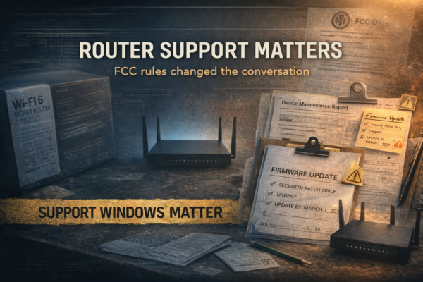 The FCC’s Router Rules Are a Wake-Up Call: Long-Term Support Matters More Than Ever