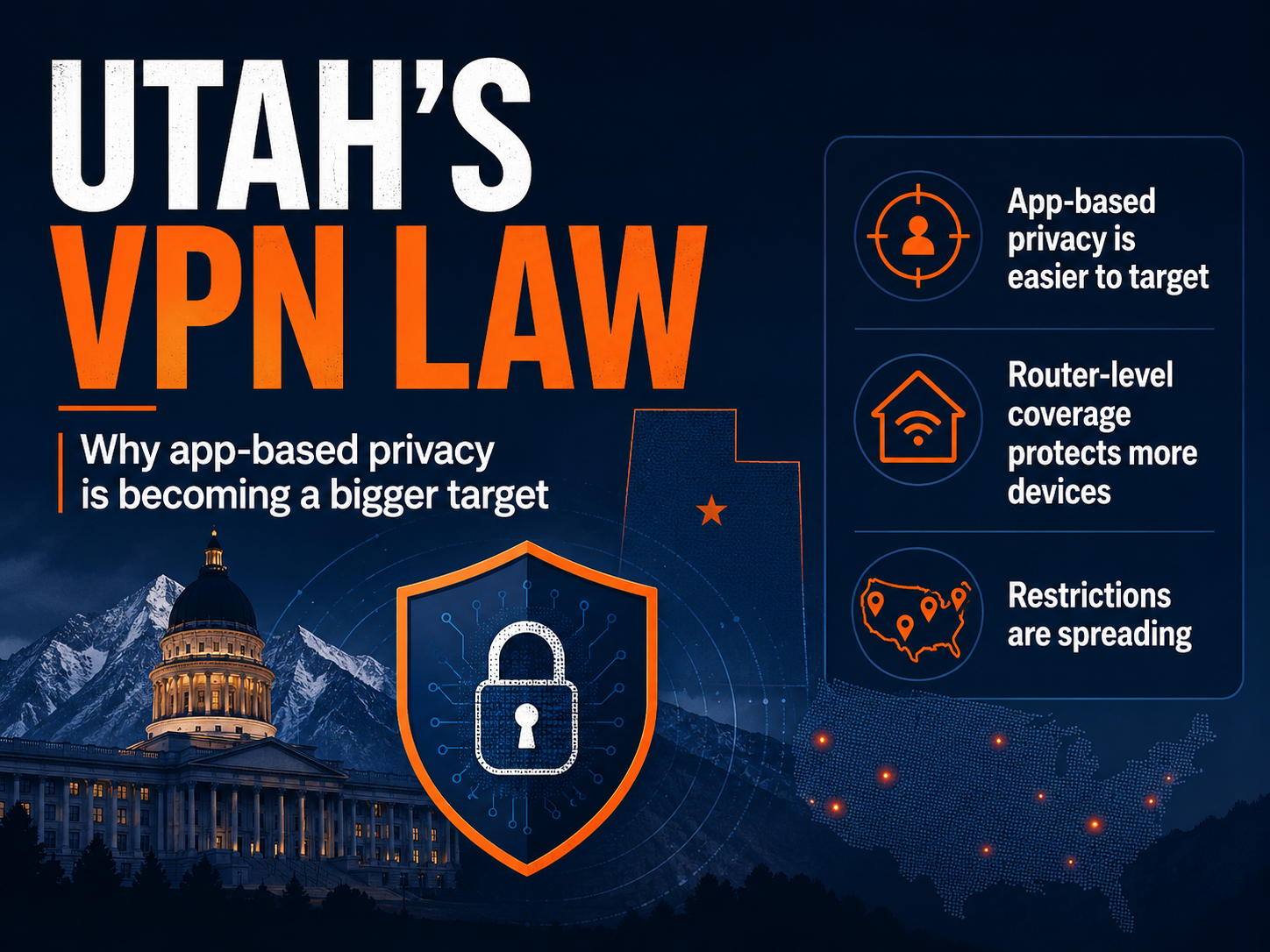 Utah Router Utah VPN Law | VPN Apps, Privacy & Router-Level Protection