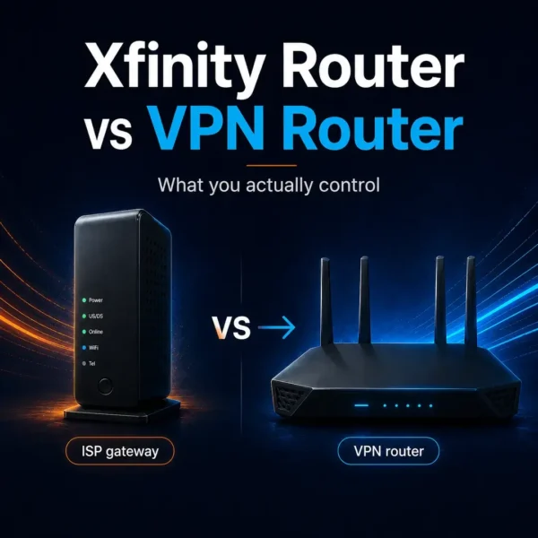 Comcast Xfinity Router vs VPN Router: What You Actually Control